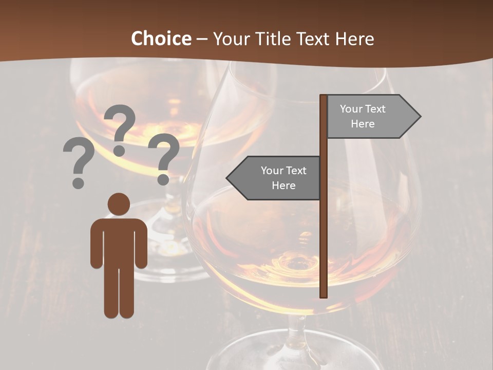 Brown Elegance Glass PowerPoint Template