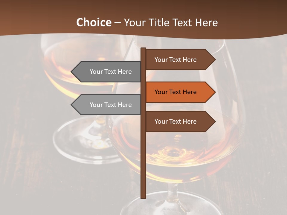 Brown Elegance Glass PowerPoint Template