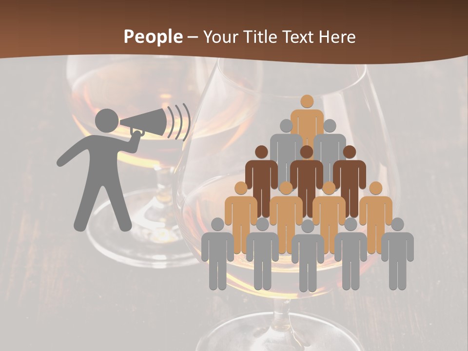 Brown Elegance Glass PowerPoint Template
