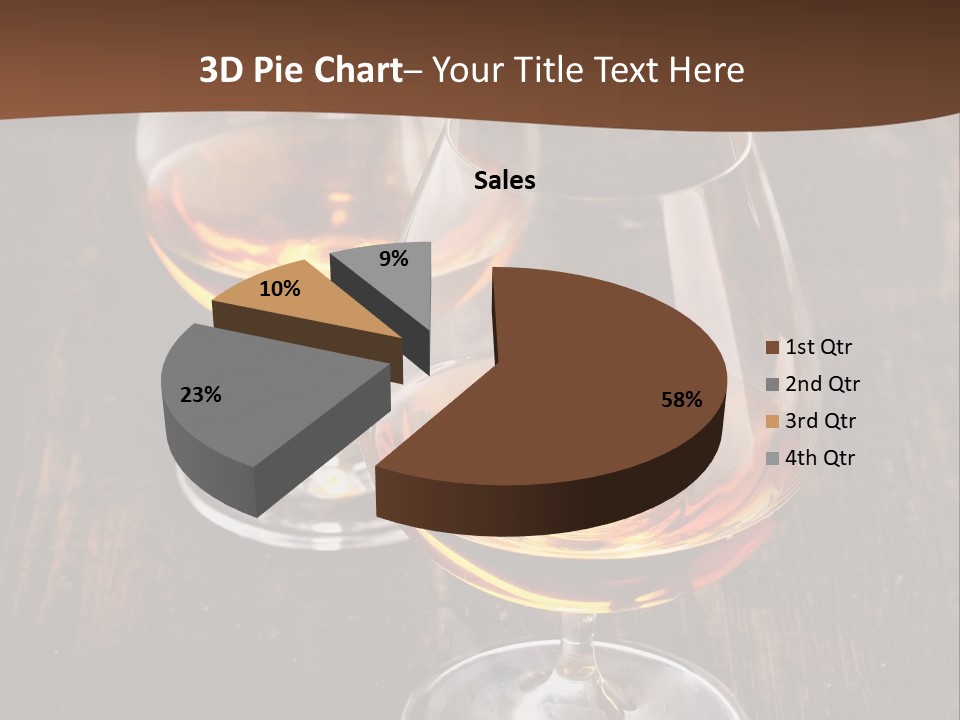 Brown Elegance Glass PowerPoint Template