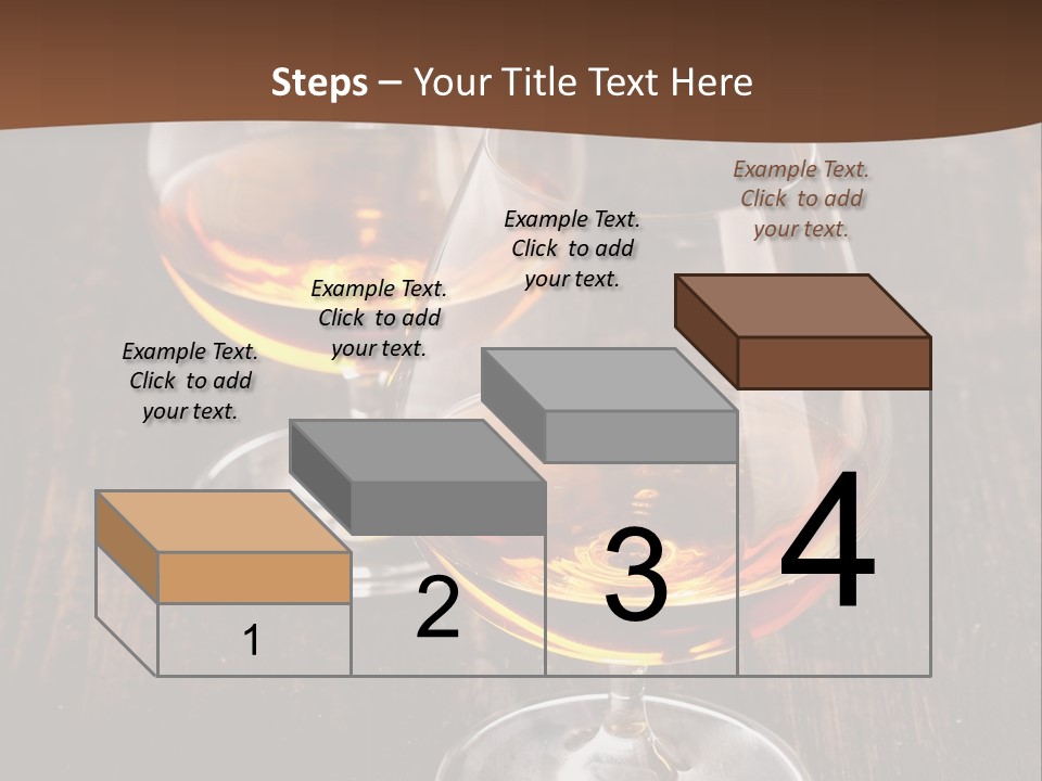 Brown Elegance Glass PowerPoint Template