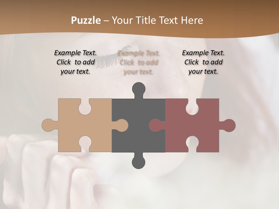 Closed Young Cute PowerPoint Template