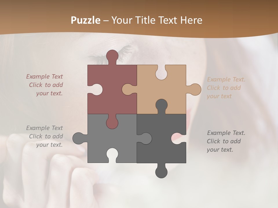 Closed Young Cute PowerPoint Template