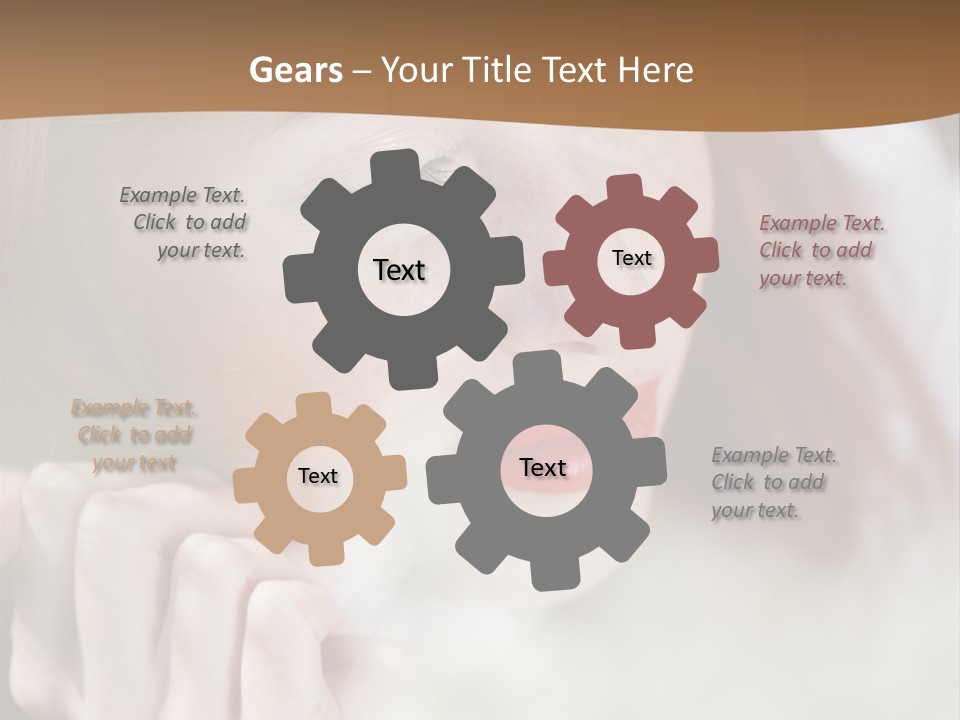 Closed Young Cute PowerPoint Template