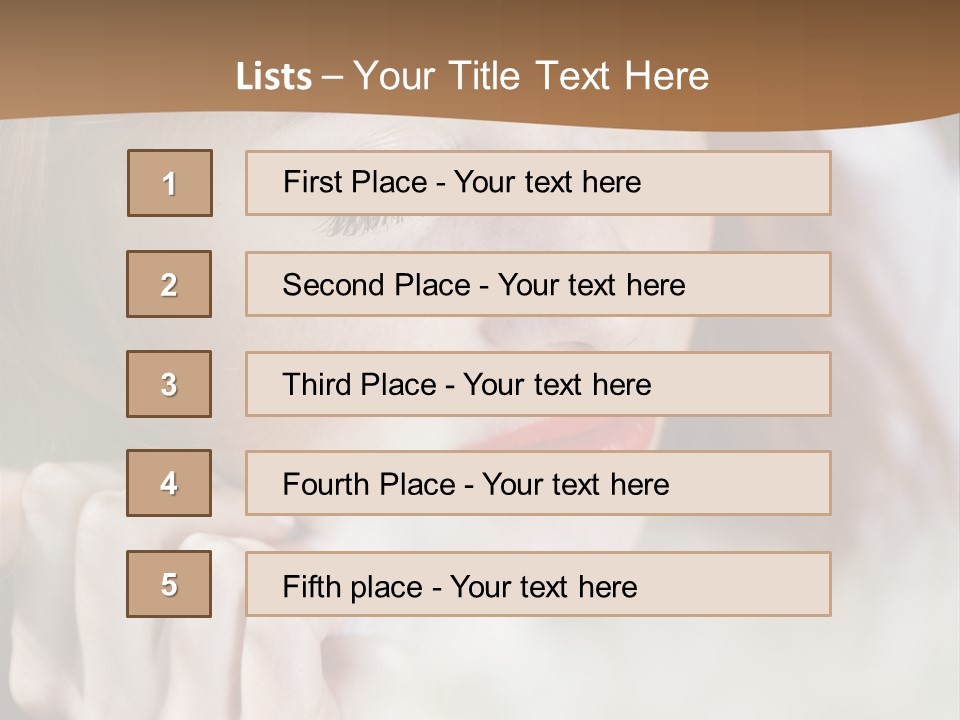 Closed Young Cute PowerPoint Template