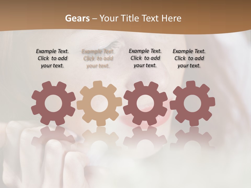 Closed Young Cute PowerPoint Template