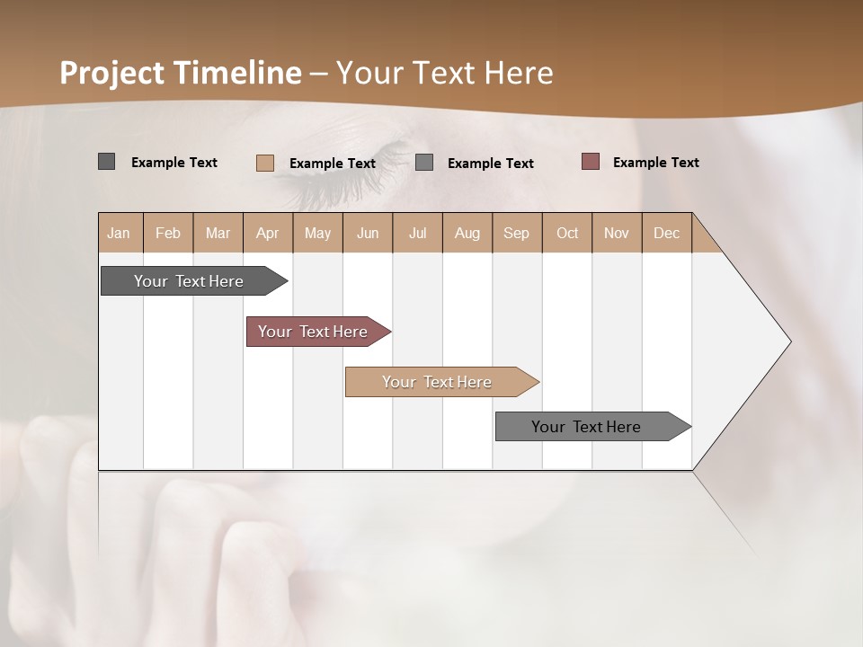 Closed Young Cute PowerPoint Template