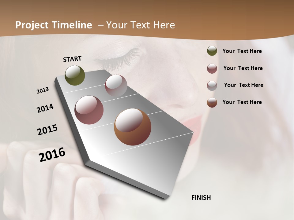 Closed Young Cute PowerPoint Template