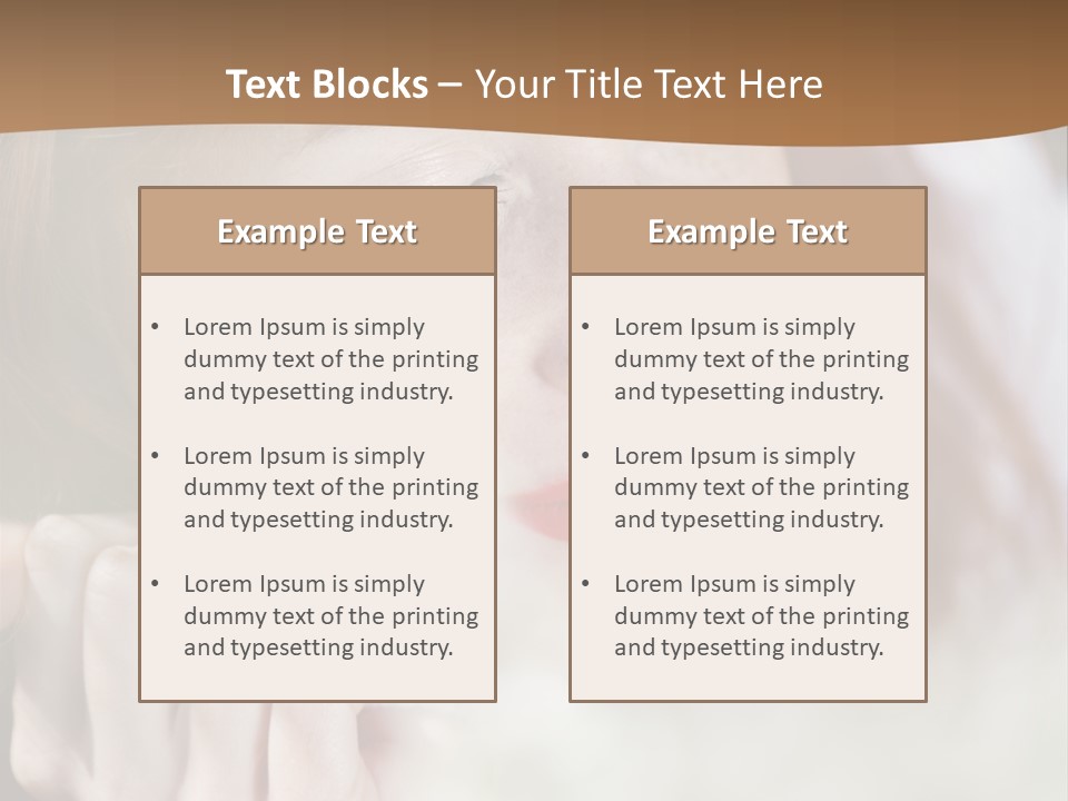 Closed Young Cute PowerPoint Template