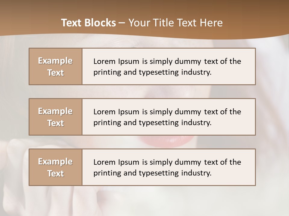 Closed Young Cute PowerPoint Template