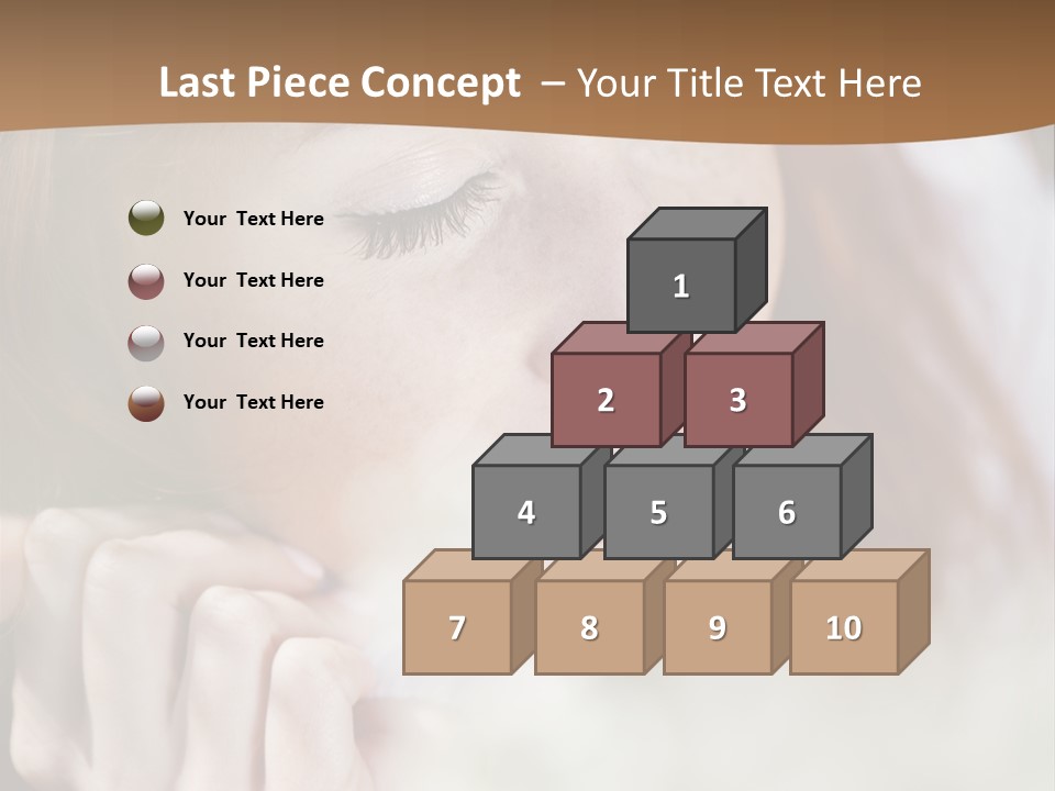 Closed Young Cute PowerPoint Template