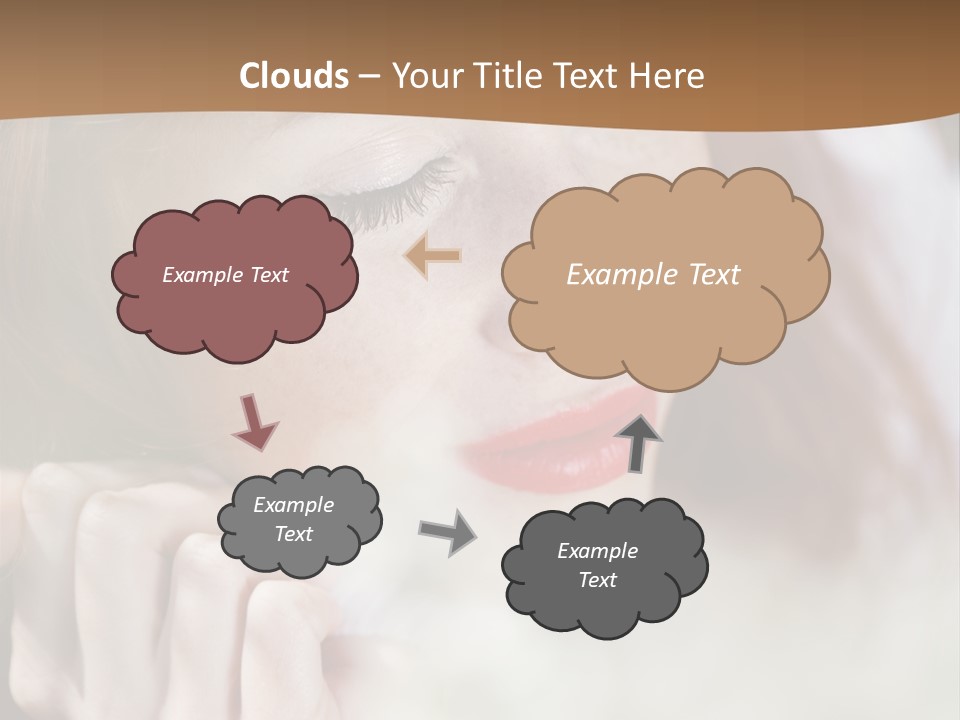 Closed Young Cute PowerPoint Template