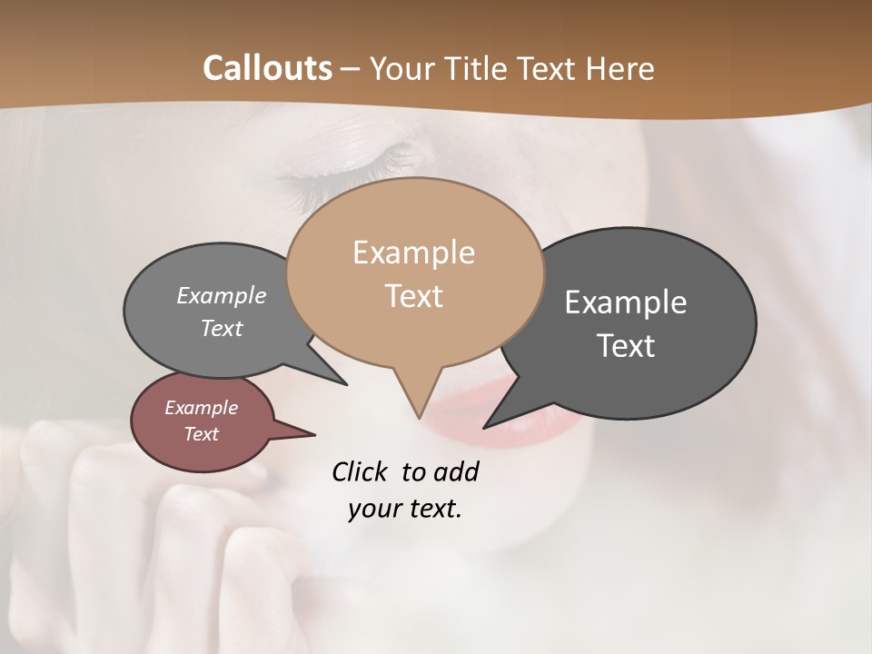 Closed Young Cute PowerPoint Template