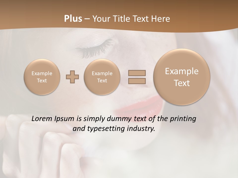 Closed Young Cute PowerPoint Template