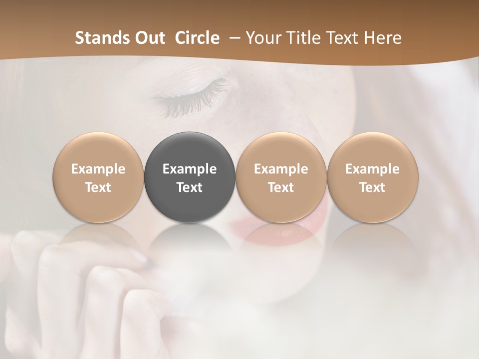 Closed Young Cute PowerPoint Template