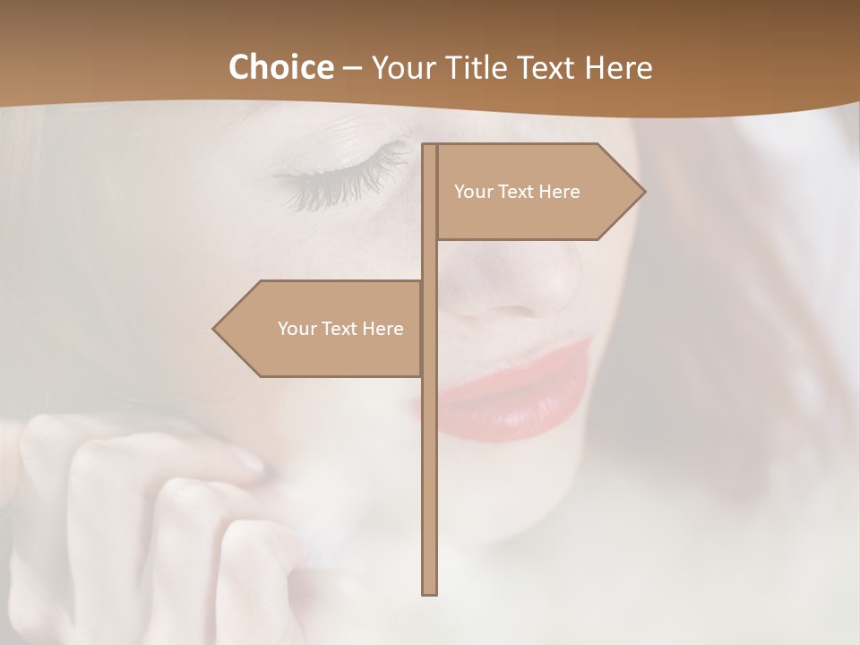 Closed Young Cute PowerPoint Template