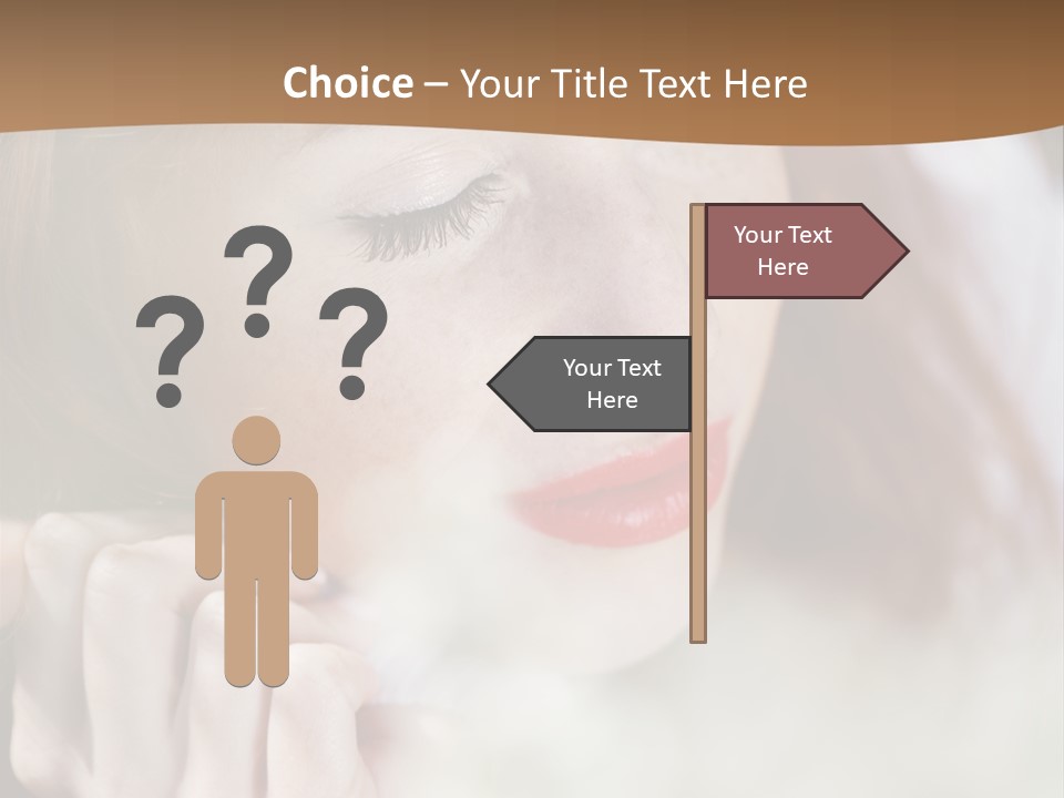Closed Young Cute PowerPoint Template