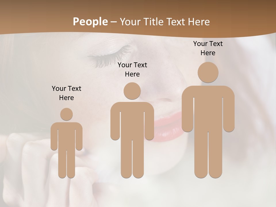 Closed Young Cute PowerPoint Template