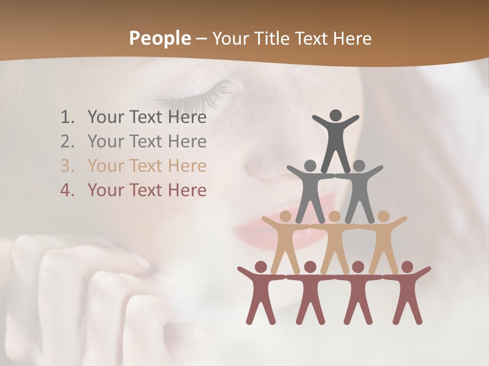 Closed Young Cute PowerPoint Template