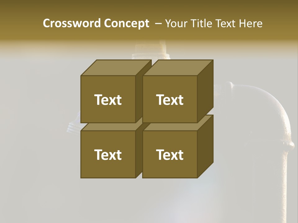 Brass Conservation Liquid PowerPoint Template