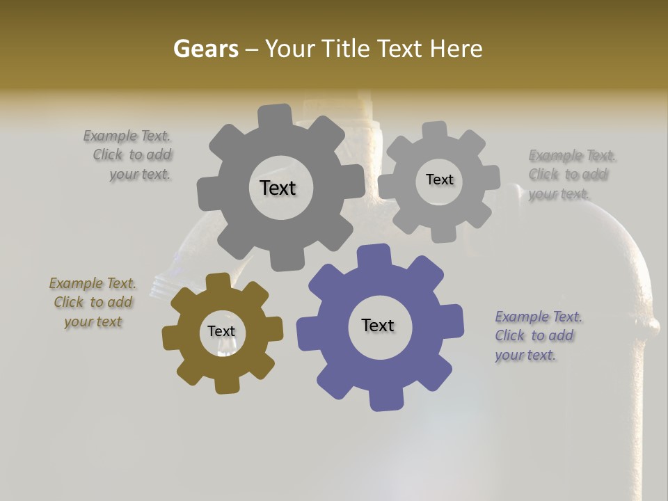 Brass Conservation Liquid PowerPoint Template