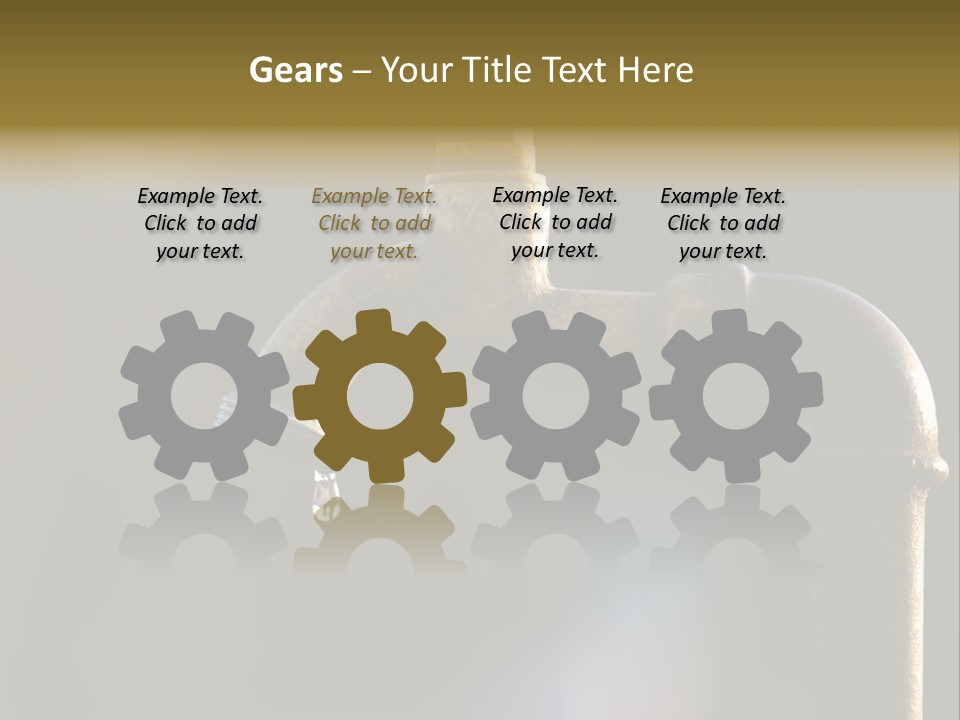 Brass Conservation Liquid PowerPoint Template