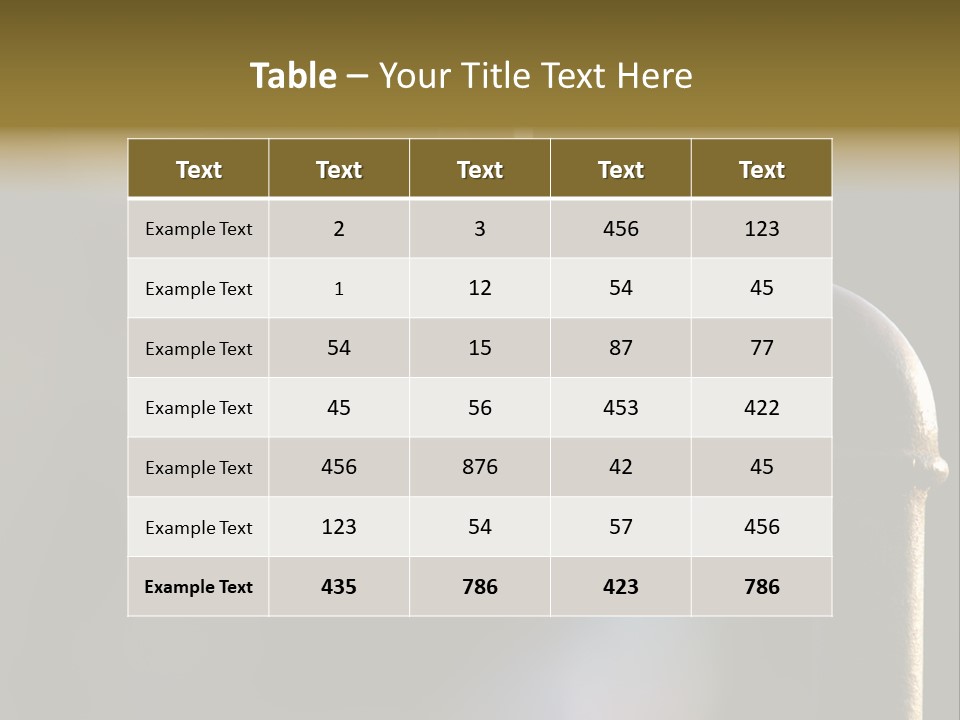 Brass Conservation Liquid PowerPoint Template