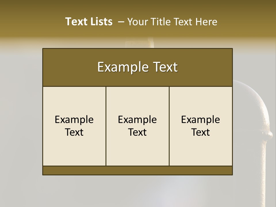 Brass Conservation Liquid PowerPoint Template