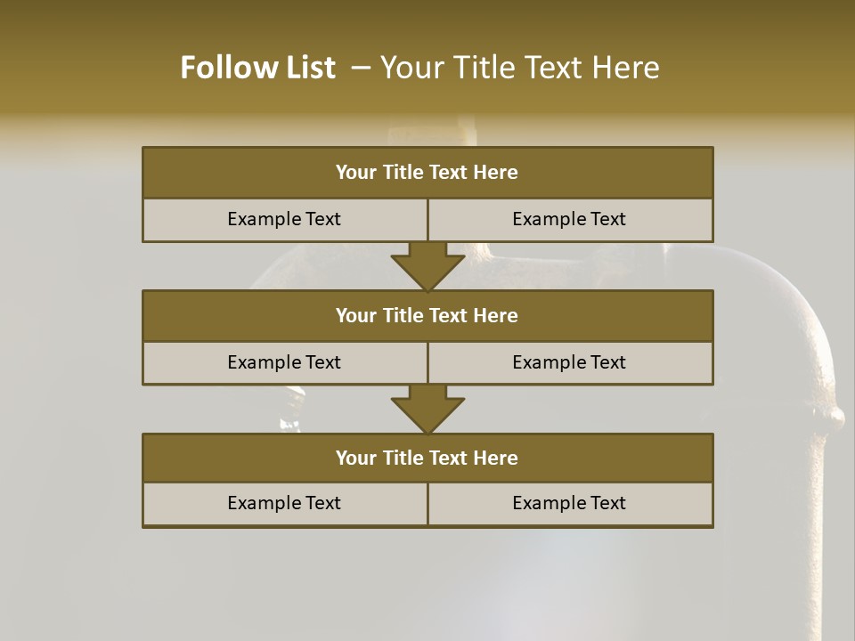 Brass Conservation Liquid PowerPoint Template