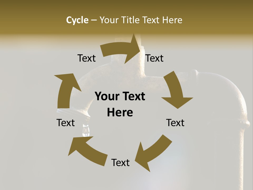 Brass Conservation Liquid PowerPoint Template