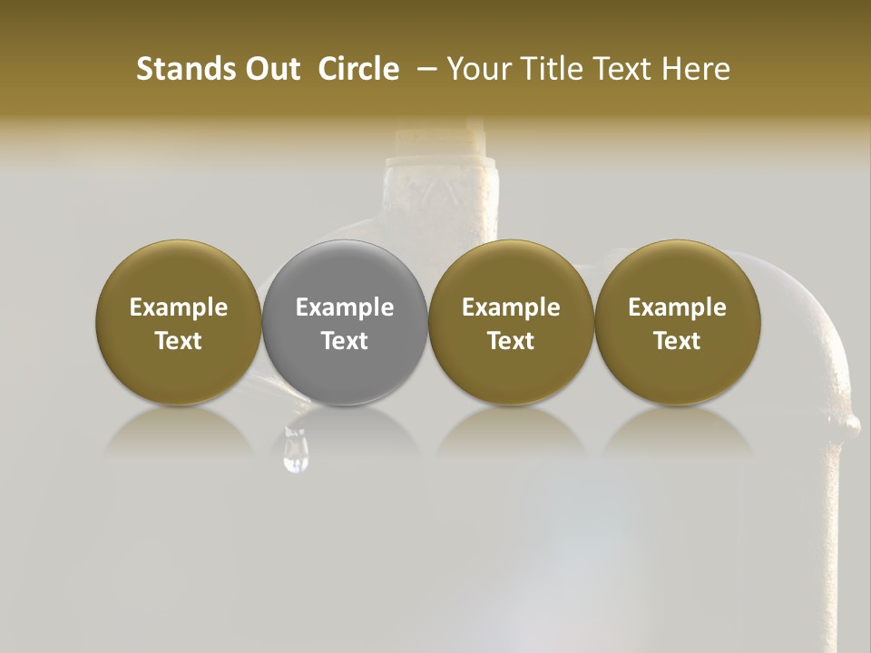 Brass Conservation Liquid PowerPoint Template