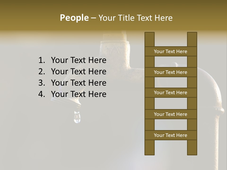 Brass Conservation Liquid PowerPoint Template