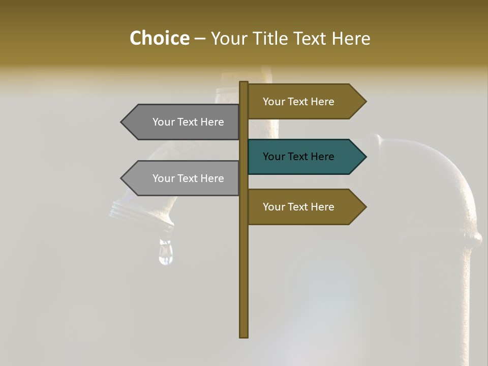 Brass Conservation Liquid PowerPoint Template