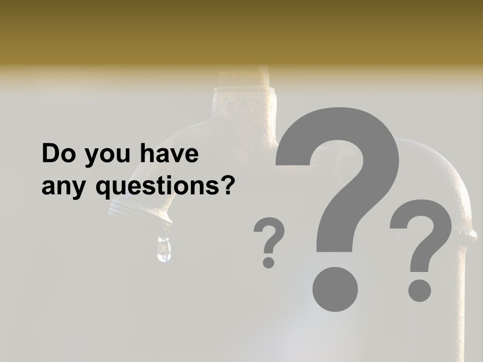 Brass Conservation Liquid PowerPoint Template