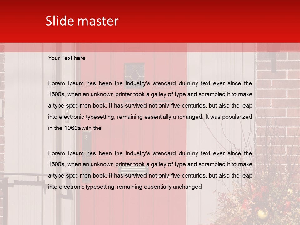 Home Elegant Affluent PowerPoint Template