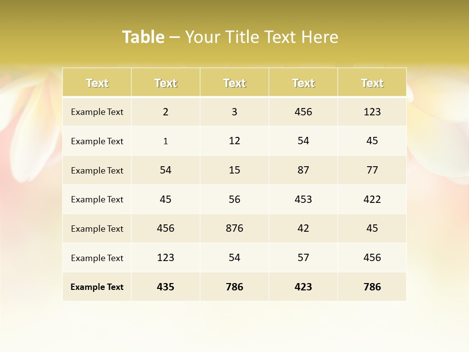 Perfume Polynesian Composition PowerPoint Template