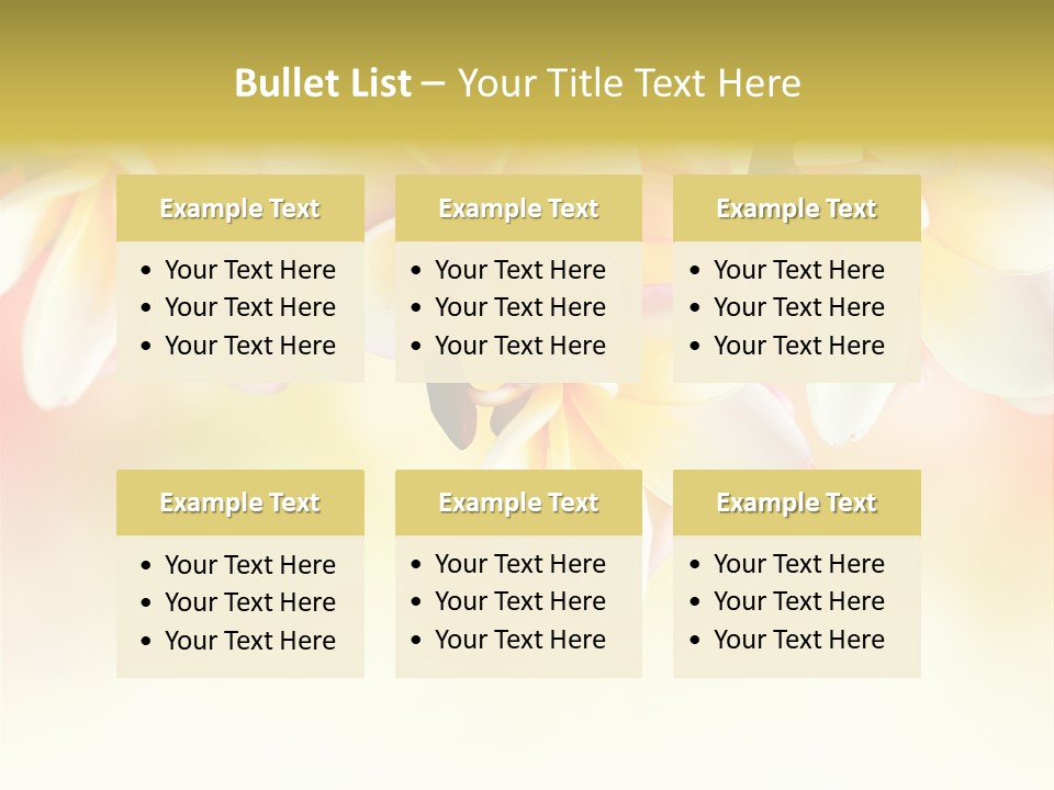 Perfume Polynesian Composition PowerPoint Template