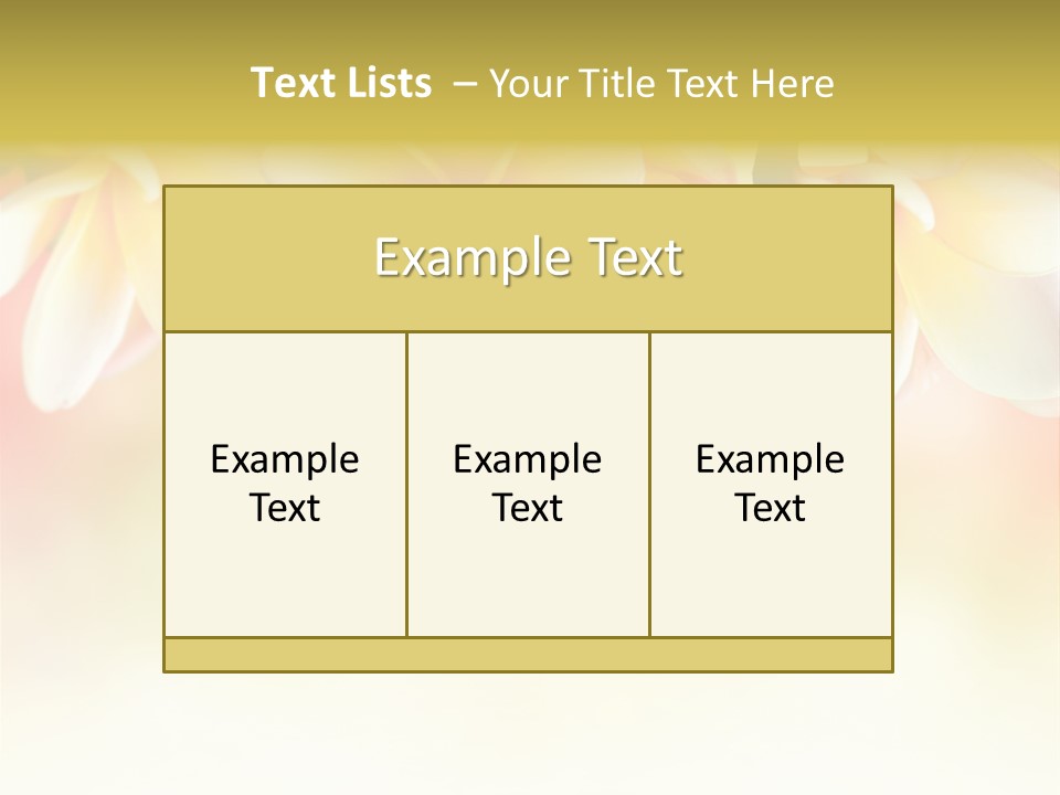 Perfume Polynesian Composition PowerPoint Template