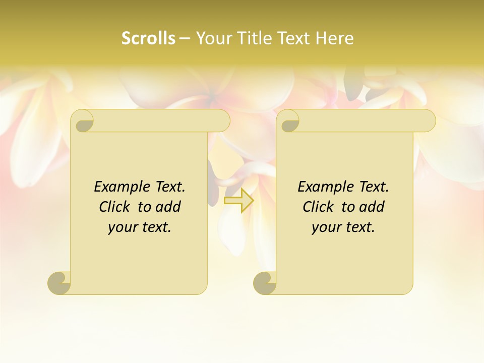 Perfume Polynesian Composition PowerPoint Template