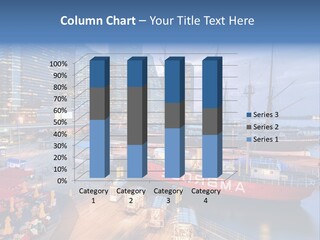 Port Downtown Lights PowerPoint Template