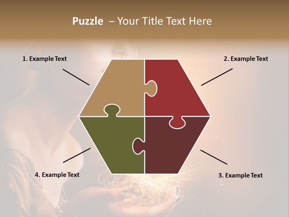 Fashion Yellow Magic PowerPoint Template