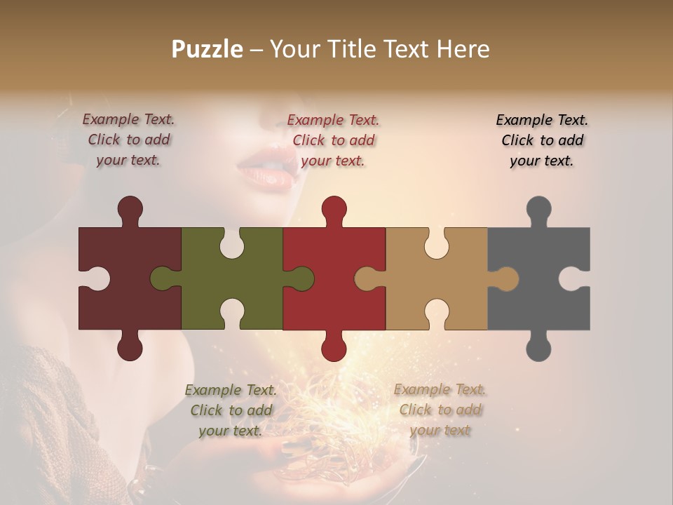 Fashion Yellow Magic PowerPoint Template