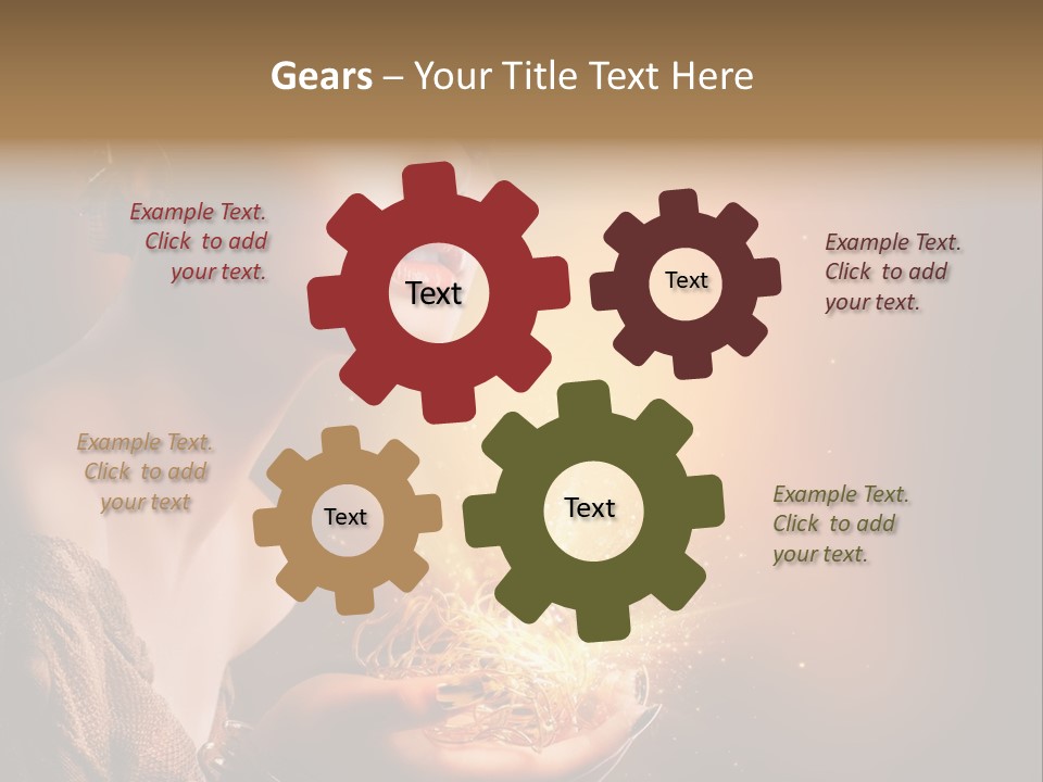 Fashion Yellow Magic PowerPoint Template