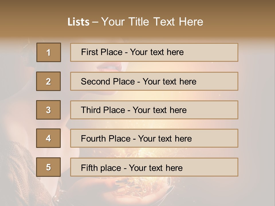 Fashion Yellow Magic PowerPoint Template