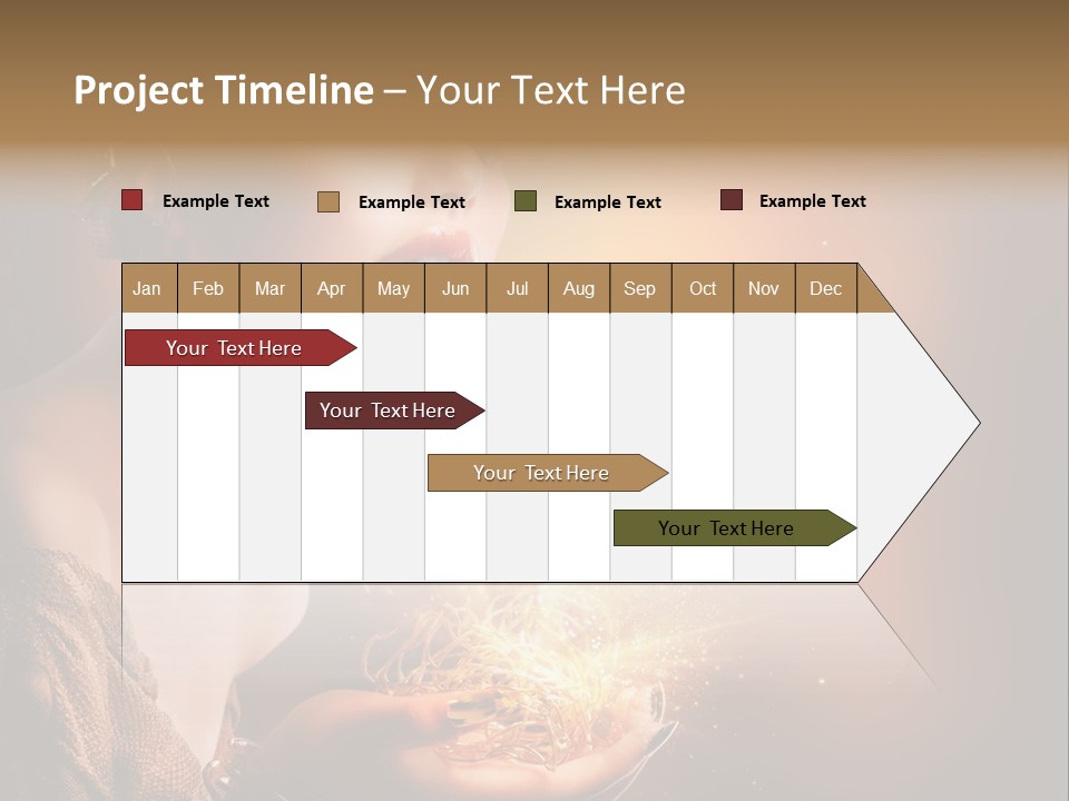 Fashion Yellow Magic PowerPoint Template