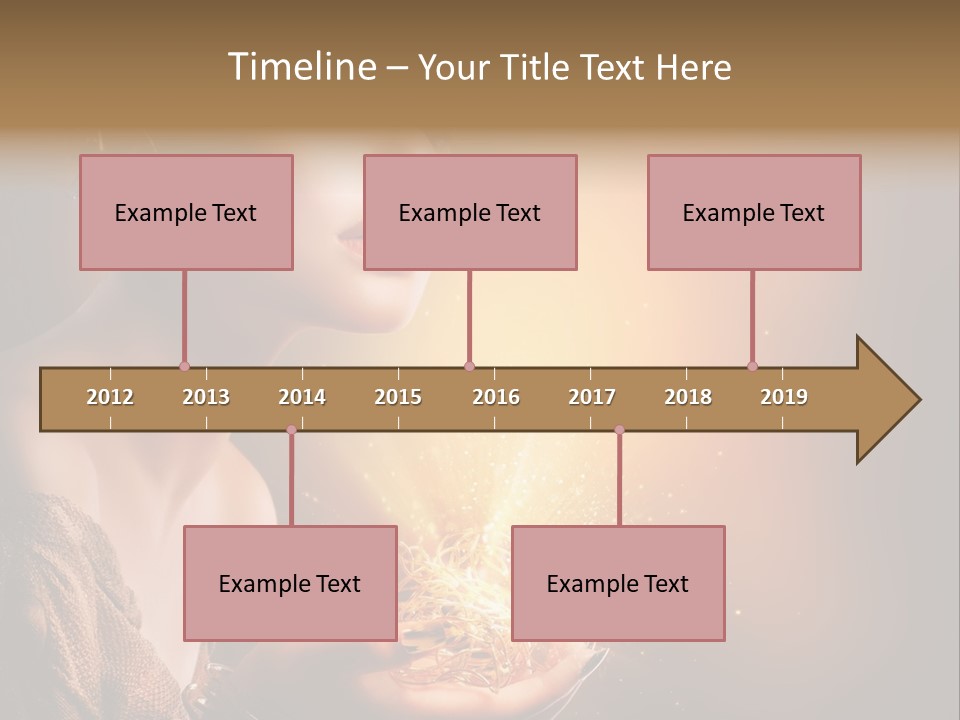 Fashion Yellow Magic PowerPoint Template