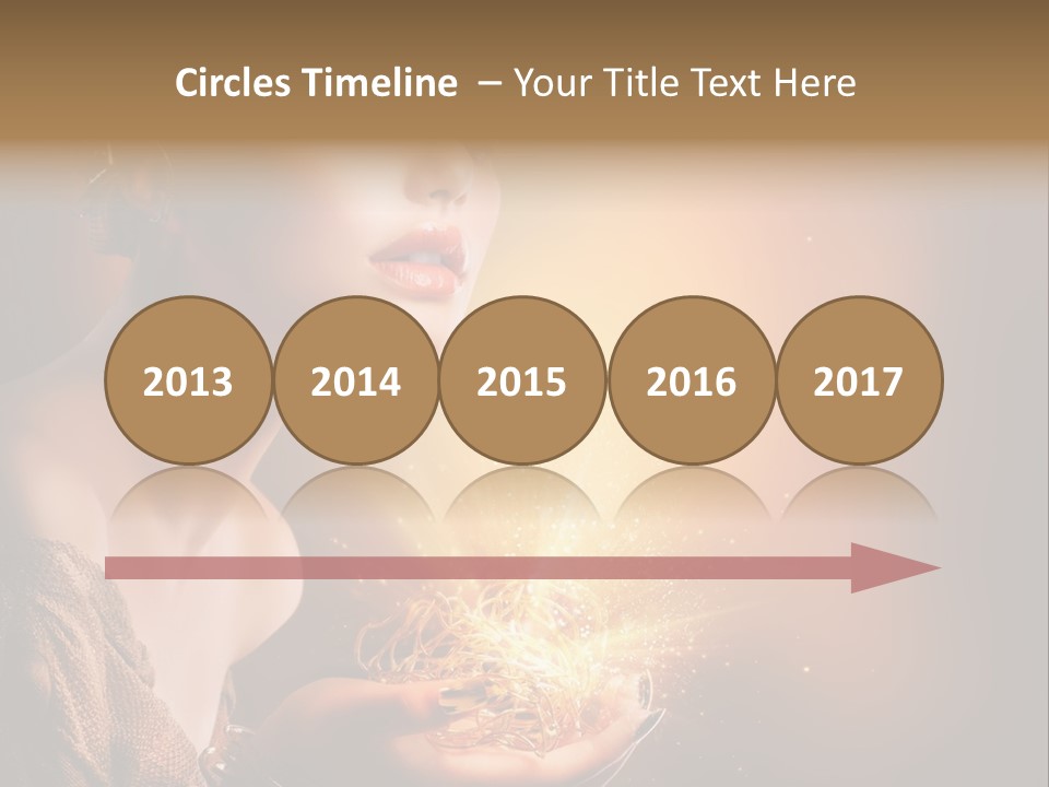 Fashion Yellow Magic PowerPoint Template