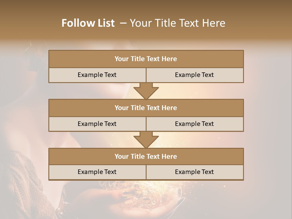 Fashion Yellow Magic PowerPoint Template