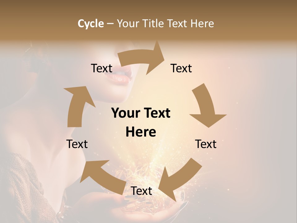 Fashion Yellow Magic PowerPoint Template