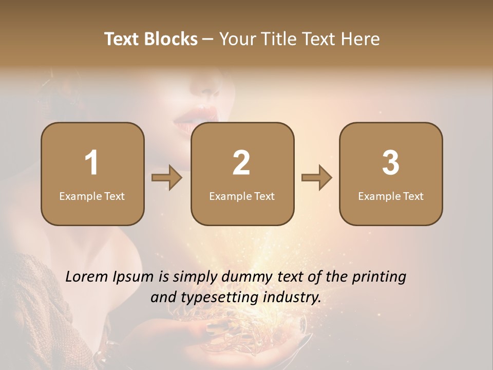 Fashion Yellow Magic PowerPoint Template